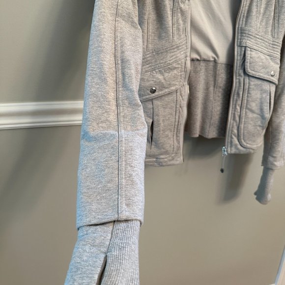 Lululemon Grey Coat, Light Grey - Picture 3 of 8